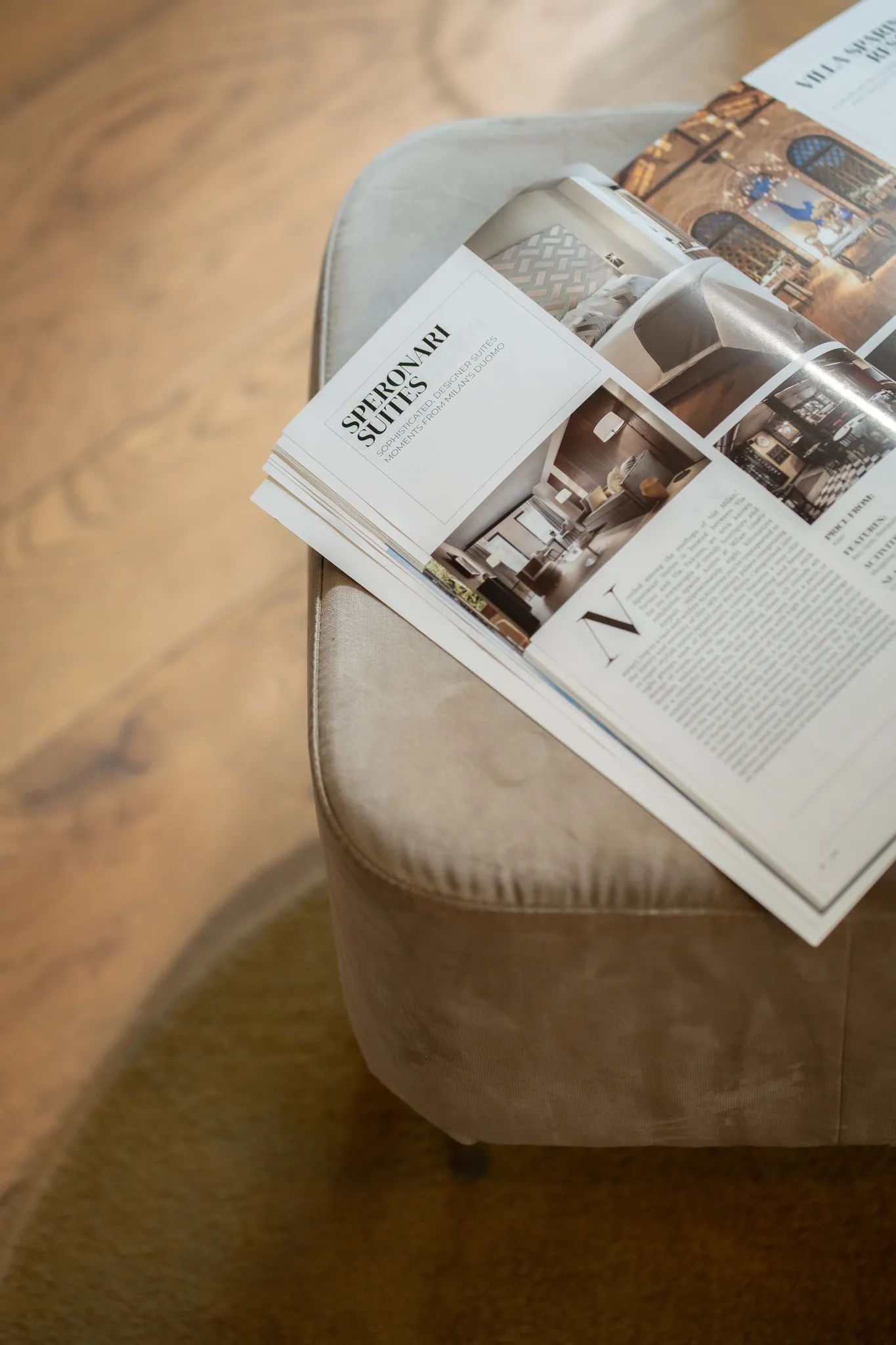 A journal on linen — morning light, stillness, a private moment